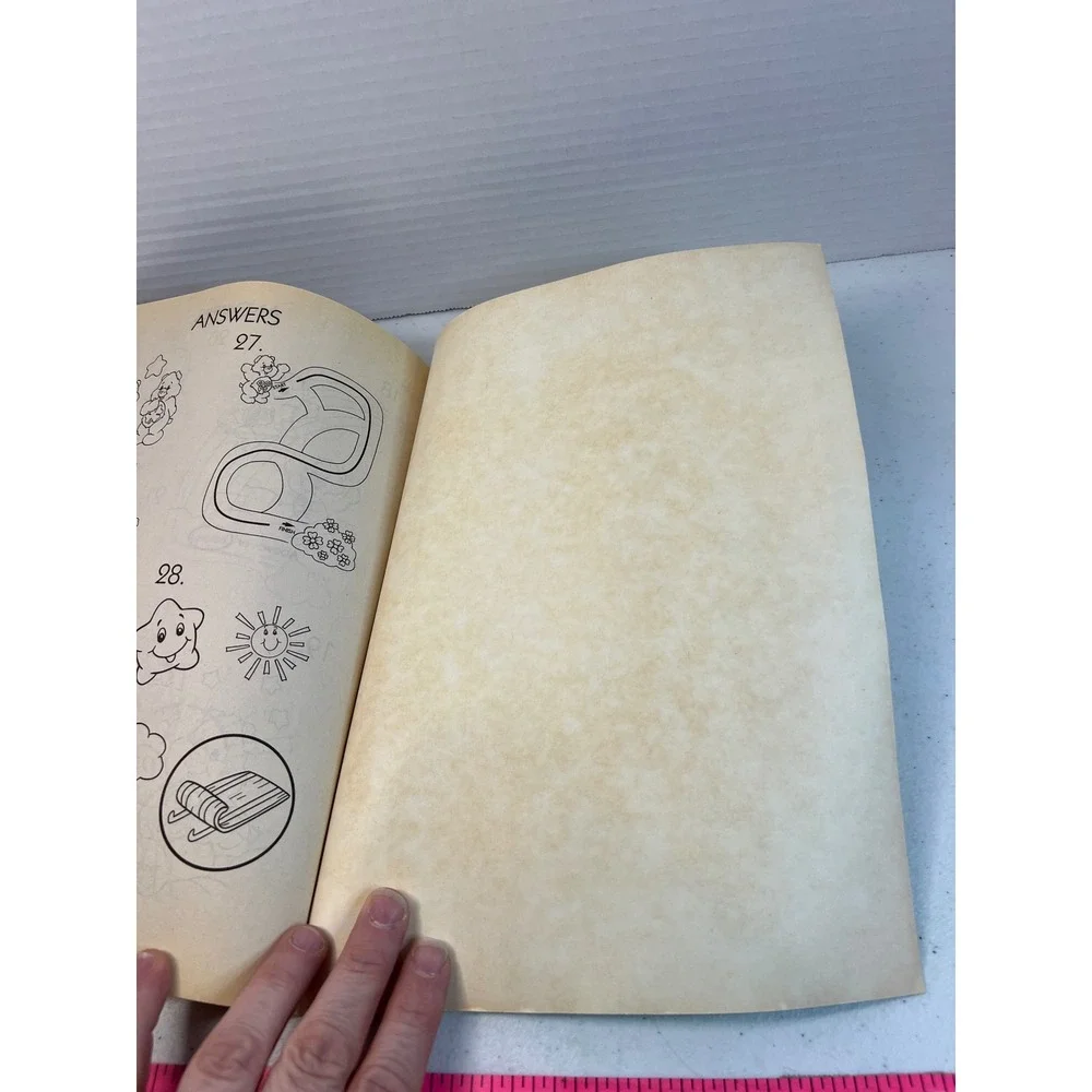 Vintage 2006 Care Bears Giant Coloring and Activity Book Caring Is What Counts